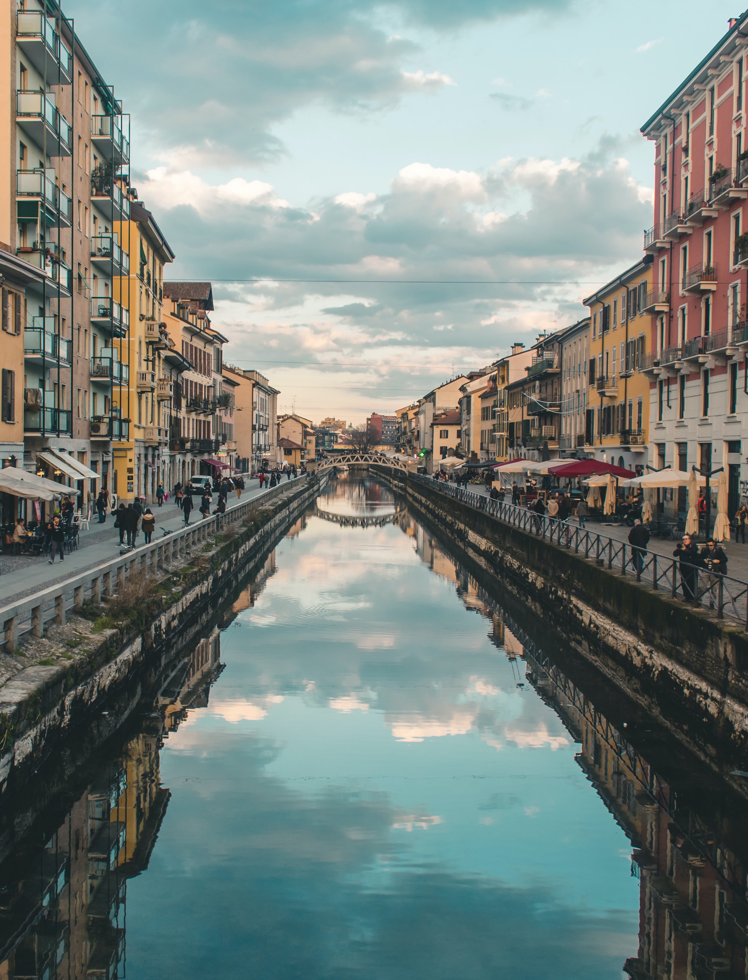 foto dei Navigli di Milano per concerto di Salmo