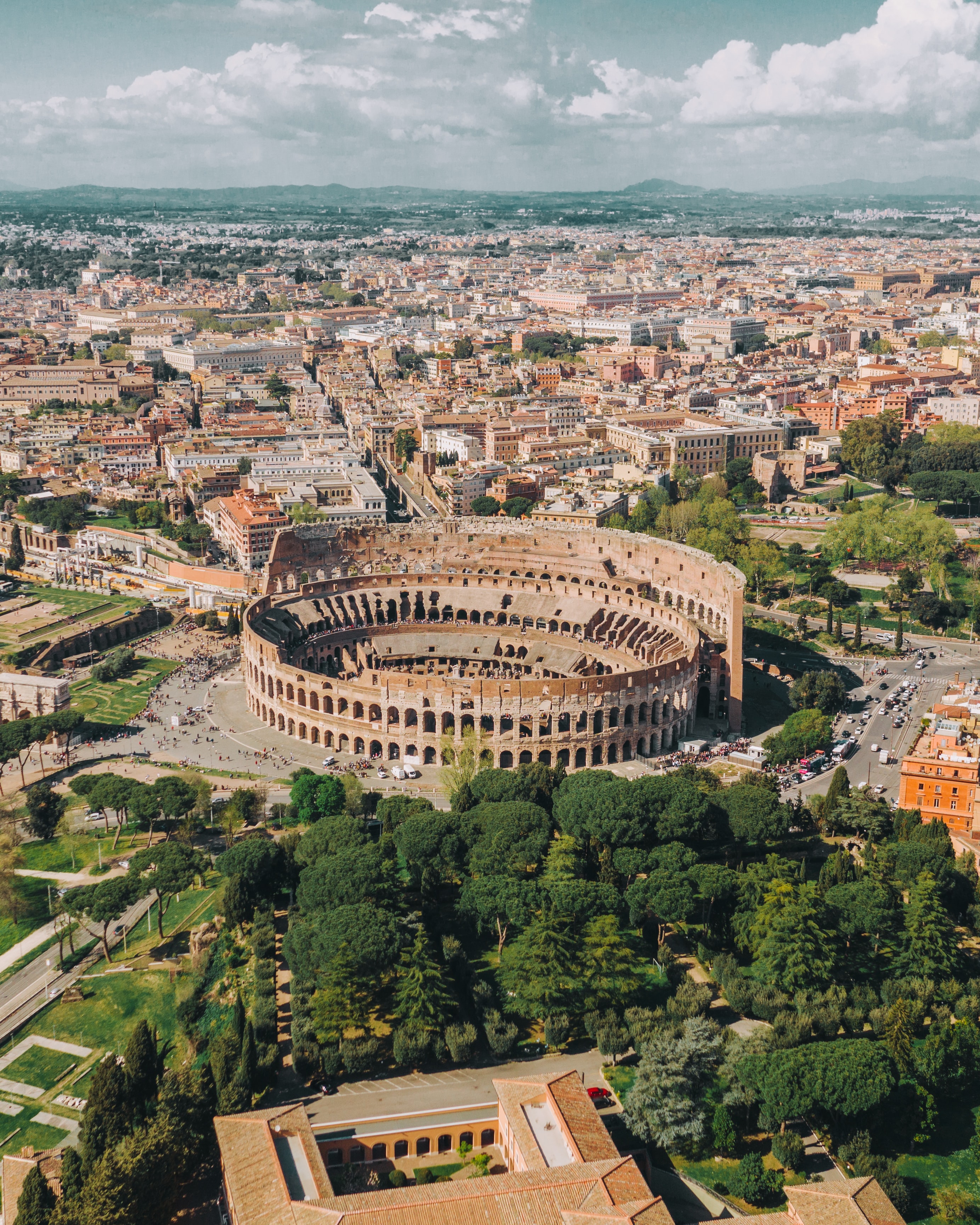 foto del Colosseo per concerto di Louis Tomnlinson