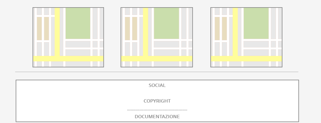 Wireframe pagine luoghi